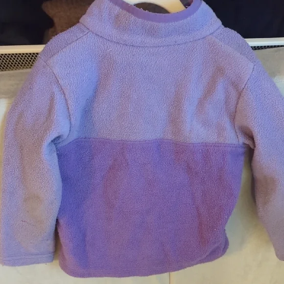 Columbia Two-Tone Lavender & Lilac Fleece Pullover Hoodie - Picture 2 of 8